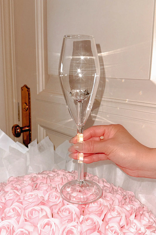 Diamond Champagne Glass